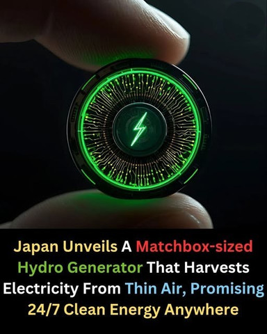 Japan unveils a matchbox-sized hydro generator