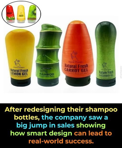 A simple shampoo bottle redesign led to a big jump in sales
