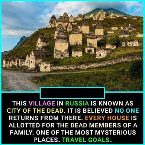 This village in Russia is known as City of the Dead