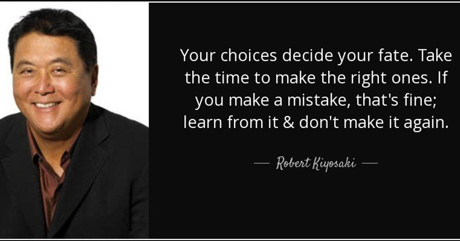 Your choices decide your fate. Take the time to make the right ones