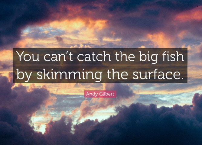 You can