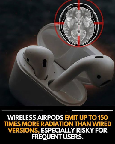 Wireless AirPods emit up to 150 times more radiation than wired versions