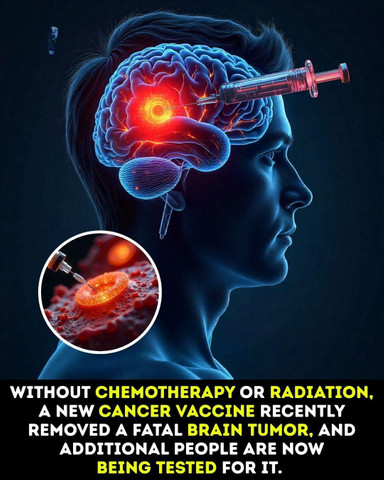 Without chemotherapy or radiation, a new cancer vaccine recently removed