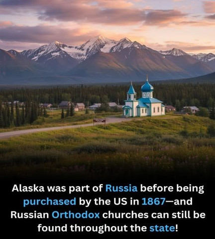 Alaska was part of Russia before being purchased by the US in 1867