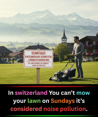 In Switzerland you can