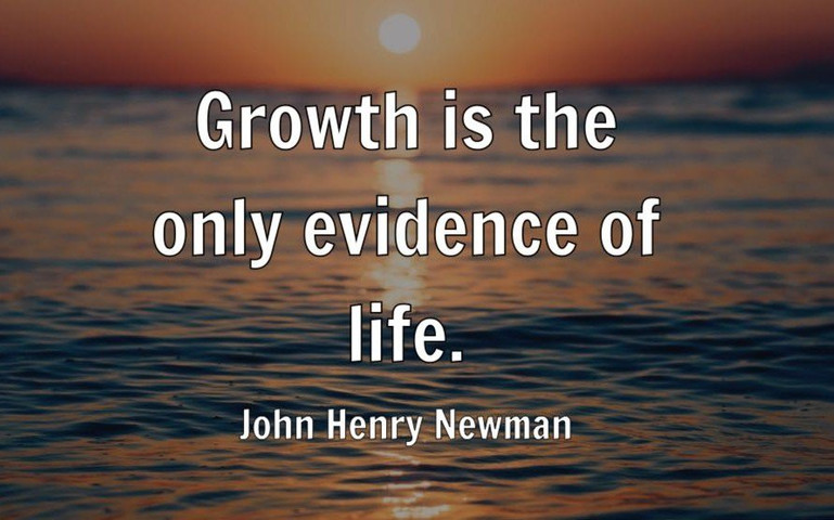 Growth is the only evidence of life