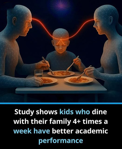 Study shows kids who dine with their family 4+ times a week