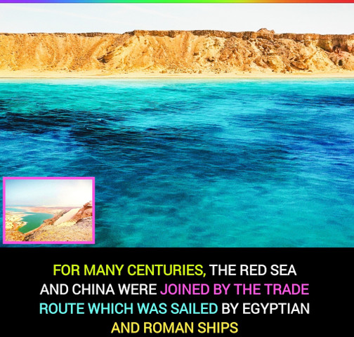 FOR MANY CENTURIES, THE RED SEA AND CHINA WERE JOINED