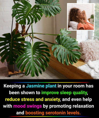 Keeping a Jasmine plant in your room has been shown